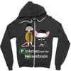 pinkman and the heisenbrain Zipper Hoodie