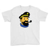 captain haddock tintin cartoon comic Youth Tee