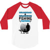 Granddad &amp; Grandson Fishing Partners For Life 3/4 Sleeve Shirt
