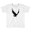 black raven with red eye Toddler T-shirt
