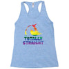 Totally Straight Lgbt Unicorn Racerback Tank