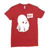 boo (2) Ladies Fitted T-Shirt