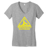 vorsicht zuchtbulle funny Women's V-Neck T-Shirt