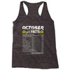 October Girl Facts Libra Racerback Tank