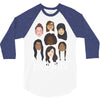 Women's March We are Human 3/4 Sleeve Shirt
