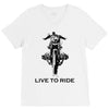live to ride V-Neck Tee