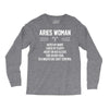 Aries Woman Long Sleeve Shirts