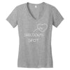 sheldon's spot Women's V-Neck T-Shirt