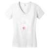 albert rockeinstein Women's V-Neck T-Shirt
