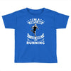 simple man running Toddler T-shirt