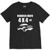 redneck math 4x4 truck V-Neck Tee