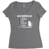 meow meaning Women's Triblend Scoop T-shirt