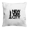 new york freedom Throw Pillow