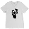 screaming hand werewolf V-Neck Tee