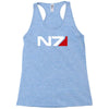 mass effect n7 logo Racerback Tank