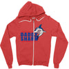 Daddy Shark Zipper Hoodie