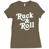 ruck and roll Ladies Fitted T-Shirt