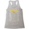 Gemini Facts Zodiac Racerback Tank