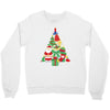 christmas tree made of bells stocking santa Crewneck Sweatshirt