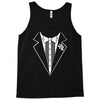 tuxedo wedding marriage prom holiday fancy dress cool geek nerd Tank Top