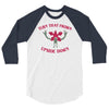 turn that frown upside down 3/4 Sleeve Shirt