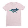 Prince Dinosaur Ladies Fitted T-Shirt