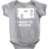 i want to believe Baby Onesie