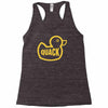 duck quack Racerback Tank