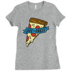 life is a pizza party Ladies Fitted T-Shirt