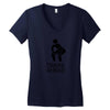 product square Women's V-Neck T-Shirt