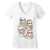 shh, the rat is our patron Women's V-Neck T-Shirt