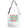 nitroglycerin plant Adjustable Strap Totes