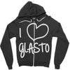 i love glasto (2) Zipper Hoodie