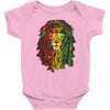 rasta lion Baby Onesie