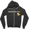 Mommy To Bee Unknown Gender Zipper Hoodie