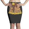 stacked pancakes Pencil Skirts