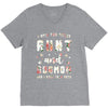 i have two titles aunt and dogmom and i rock them both with roses V-Neck Tee