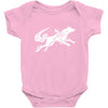 okami tribute wolf ladies Baby Onesie