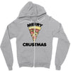 merry crustmas Zipper Hoodie