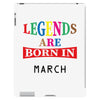 legends are born march iPad 3 and 4 Case
