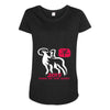 2015 year of the goat mandarin chinese Maternity Scoop Neck T-shirt