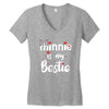 Minnie is my Bestie Women's V-Neck T-Shirt