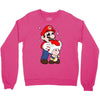 mario licking toad Crewneck Sweatshirt