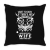 Life After Death Mess With My Wife Throw Pillow