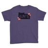 blessed aunitie with flower Youth Tee