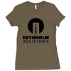 reynholm industries,,,,, Ladies Fitted T-Shirt