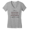 i write code Women's V-Neck T-Shirt