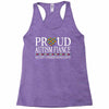 proud autism fiance Racerback Tank