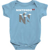 n64 nintendo 64 console Baby Onesie