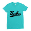 baba (2) Ladies Fitted T-Shirt